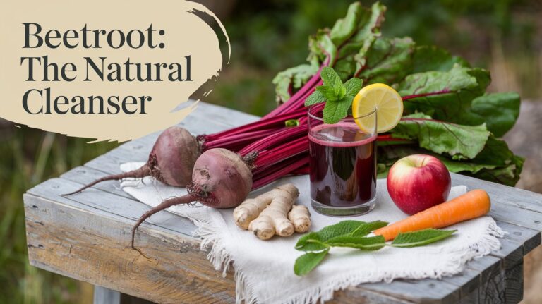 Beetroot is rich in antioxidants and nutrients that support liver detoxification