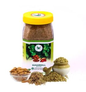Sugar Kill Medicine is an Ayurvedic herbal remedy designed to support healthy blood sugar levels and promote overall metabolic health.