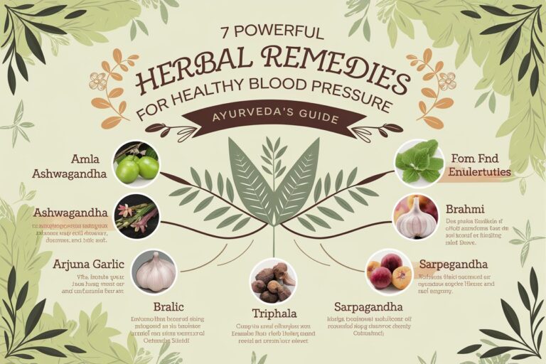 7 Powerful Herbal Remedies for Healthy Blood Pressure: Ayurveda's Guide