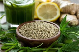 Hemp seeds are rich in healthy fats, protein, vitamins, and minerals. 